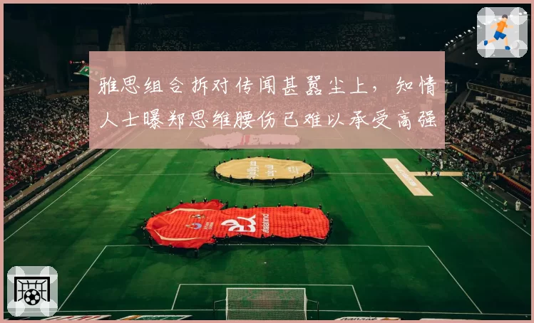 雅思组合拆对传闻甚嚣尘上，知情人士曝郑思维腰伤已难以承受高强度混双